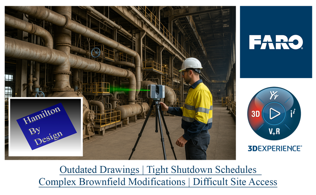 3D scanning Newcastle, 3D scanning Hunter Valley, LiDAR modelling, mechanical design, coal handling, power stations, Port of Newcastle, Tomago Aluminium, Hamilton By Design