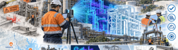 Hamilton By Design engineer performing 3D laser scanning of a Sydney industrial plant, transforming existing conditions into a point cloud, engineering model and fabrication drawings.