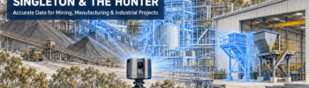 Technical drawing of 3D laser scanning across Singleton and Hunter Valley mining, manufacturing and industrial facilities.
