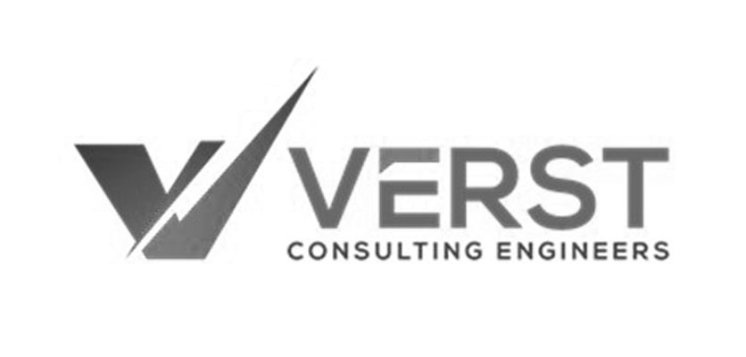 VERST Consulting Engineers logo with a stylised V graphic and bold uppercase lettering