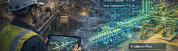 Mining shutdown planning using digital engineering models and plant layout visualisation.
