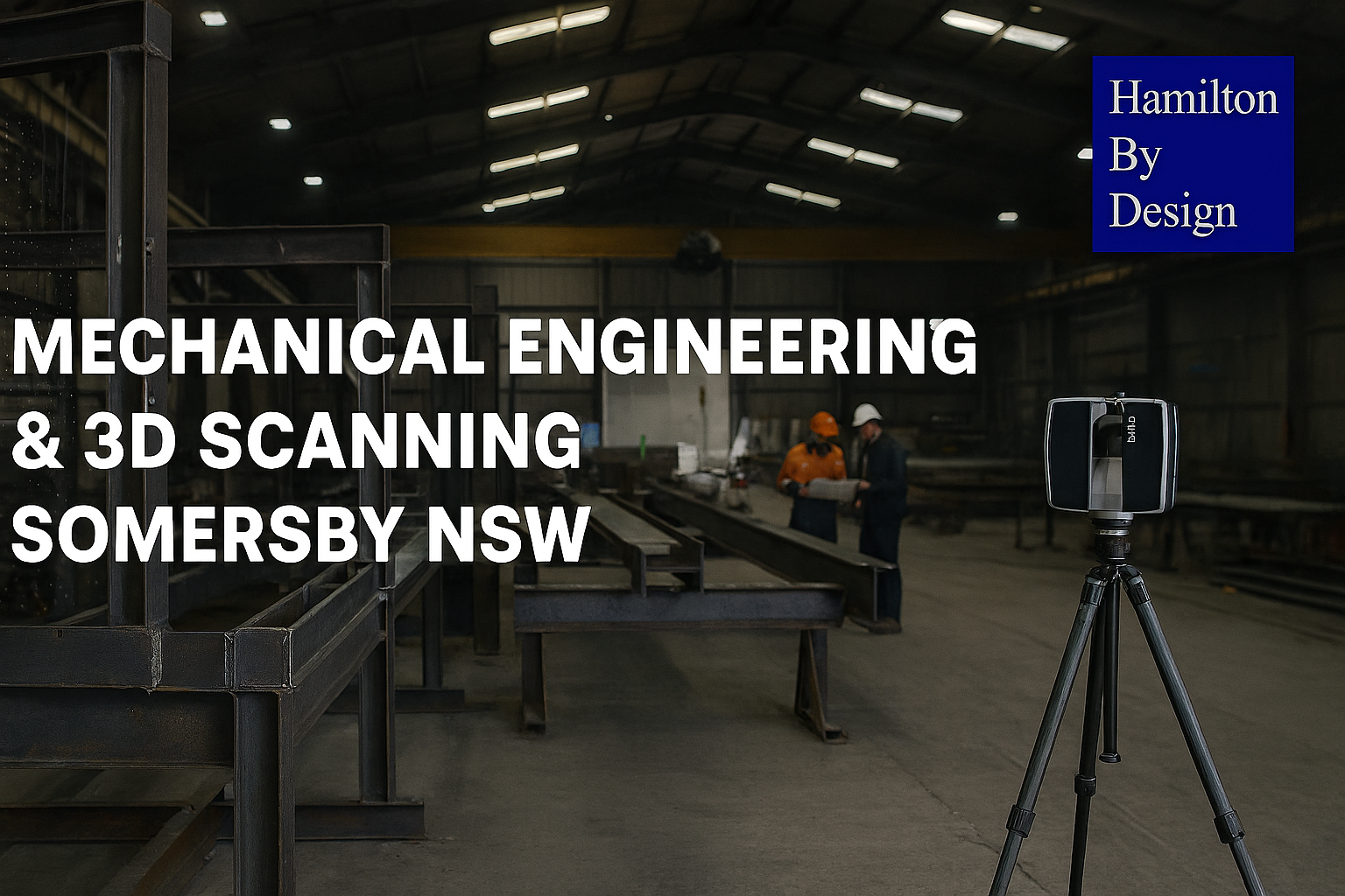 3D laser scanning and mechanical engineering Somersby NSW industrial site – Hamilton By Design