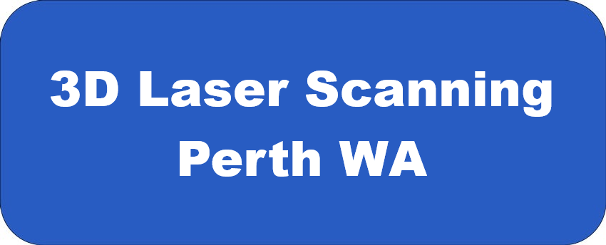 3D Laser Scanning Perth WA banner for Hamilton By Design with white text on a blue background.