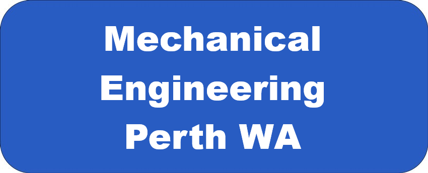 Mechanical Engineering Perth WA banner for Hamilton By Design featuring white text on a blue background.