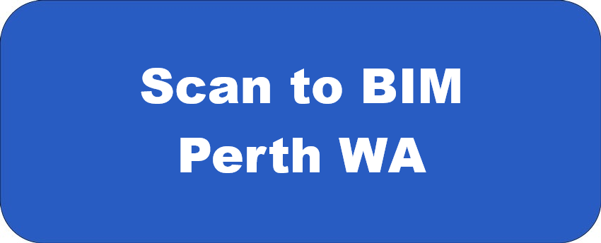 Scan to BIM Perth WA banner for Hamilton By Design featuring white text on a blue background.