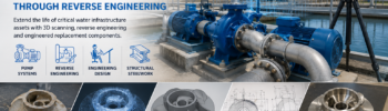 Sydney water infrastructure asset life extension through reverse engineering, 3D scanning, pump system modelling and replacement component engineering