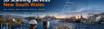 Hamilton By Design engineer using 3D laser scanning equipment across industrial projects in Sydney, Central Coast, Newcastle, Hunter Valley, Mid North Coast and regional NSW.